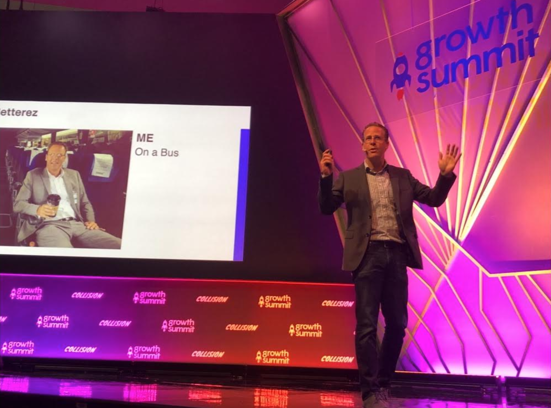 Discussing the future of bus travel at Collision