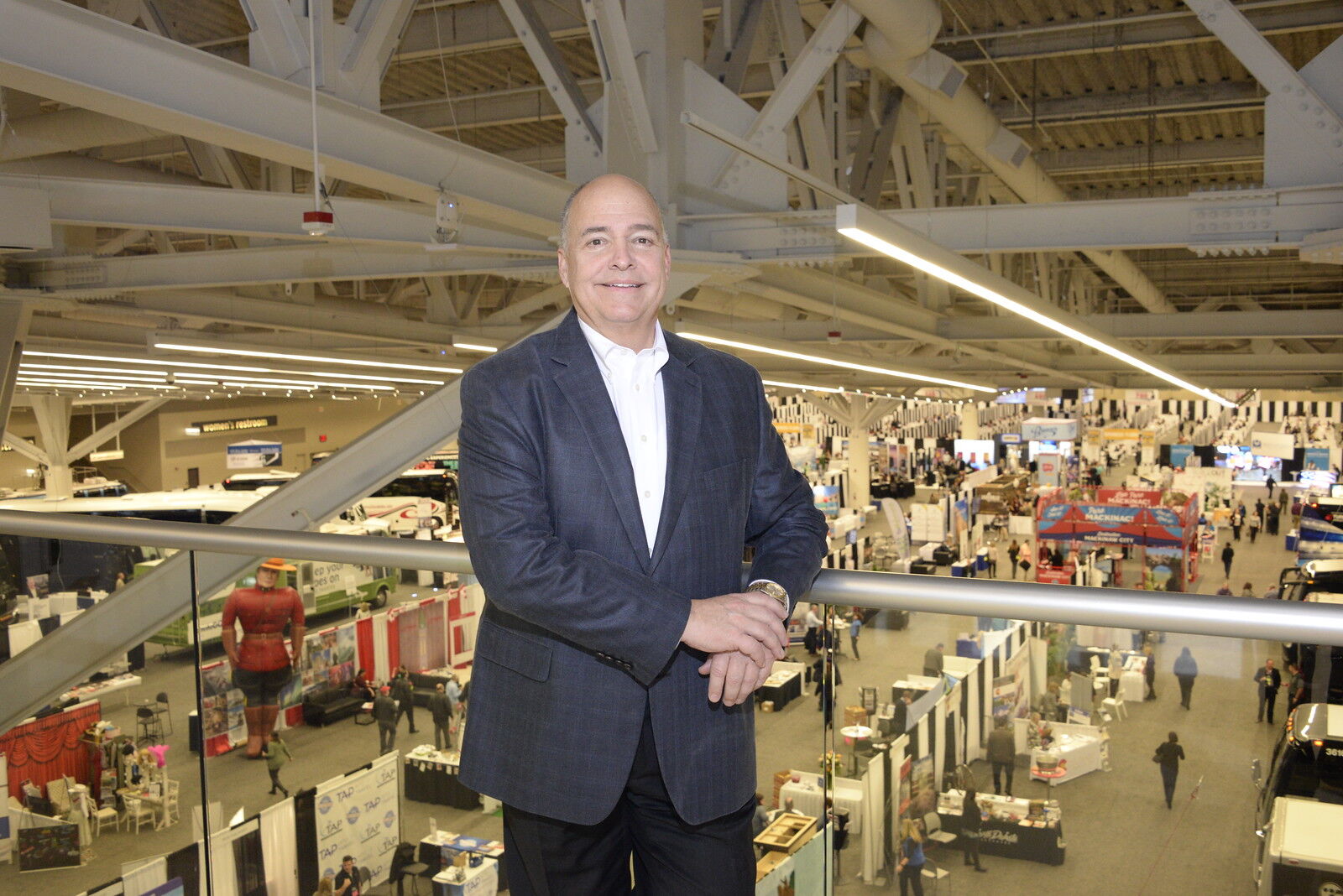 Peter Pantuso overlooking the ABA Marketplace trade show floor