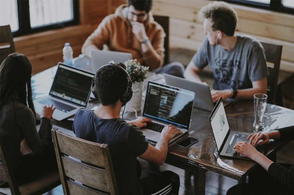 Developers creating software