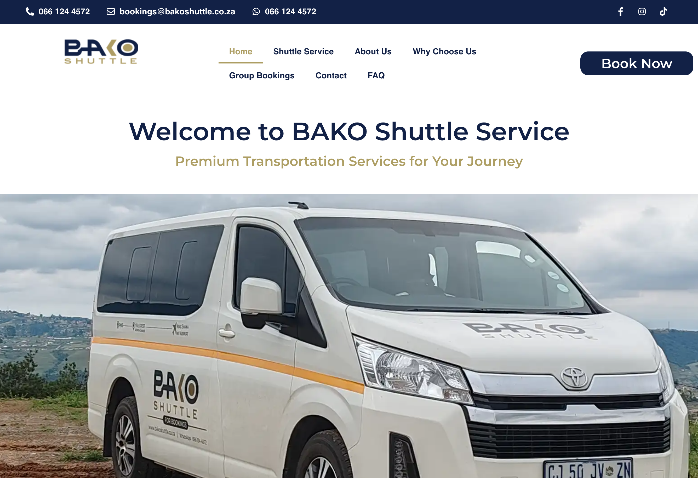 BAKO Shuttle website