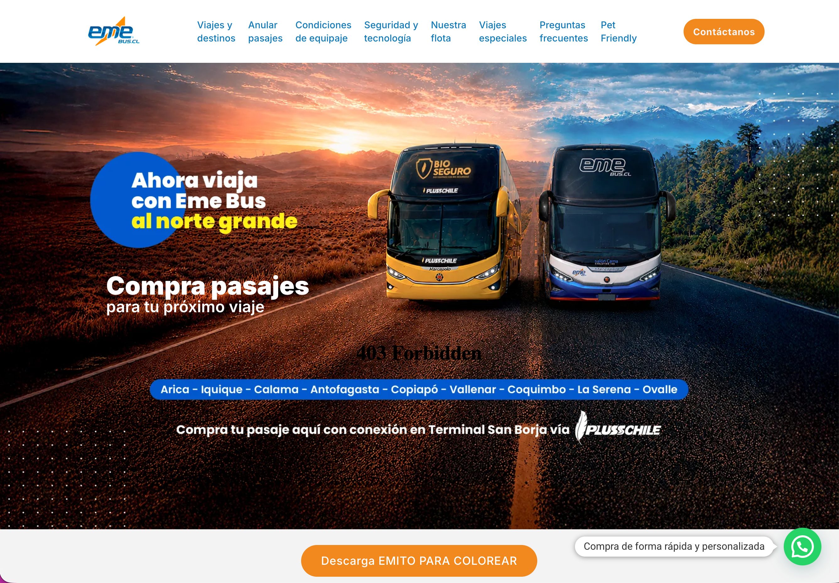 EME Bus website